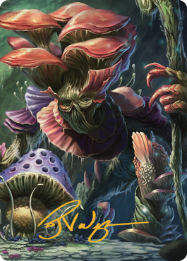 Myconid Spore Tender Art Card (Gold-Stamped Signature) [Commander Legends: Battle for Baldur's Gate Art Series] | Arkham Games and Comics