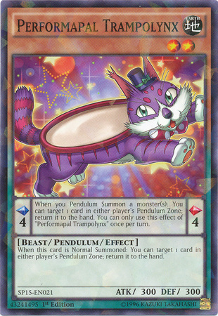 Performapal Trampolynx [SP15-EN021] Shatterfoil Rare | Arkham Games and Comics