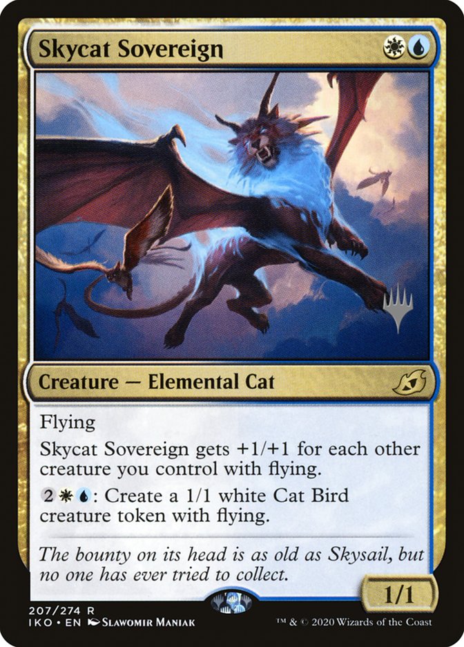 Skycat Sovereign (Promo Pack) [Ikoria: Lair of Behemoths Promos] | Arkham Games and Comics