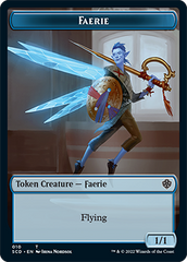 Bird // Faerie Double-Sided Token [Starter Commander Decks] | Arkham Games and Comics