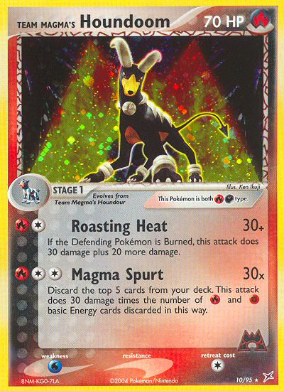 Team Magma's Houndoom (10/95) [EX: Team Magma vs Team Aqua] | Arkham Games and Comics