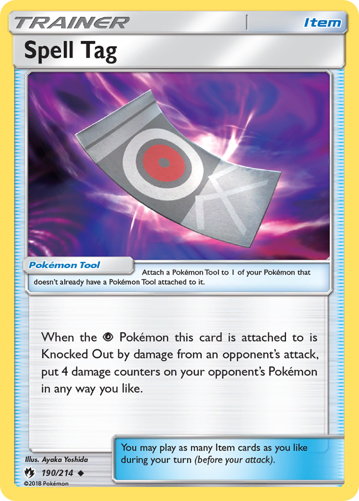 Spell Tag (190/214) [Sun & Moon: Lost Thunder] | Arkham Games and Comics