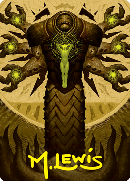 Inquisition of Kozilek Art Card (Gold-Stamped Signature) [Strixhaven: School of Mages Art Series] | Arkham Games and Comics