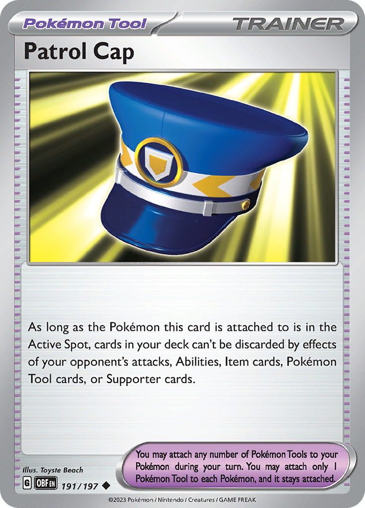 Patrol Cap (191/197) [Scarlet & Violet: Obsidian Flames] | Arkham Games and Comics