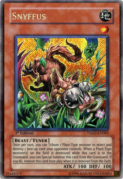 Snyffus [TSHD-EN083] Secret Rare | Arkham Games and Comics
