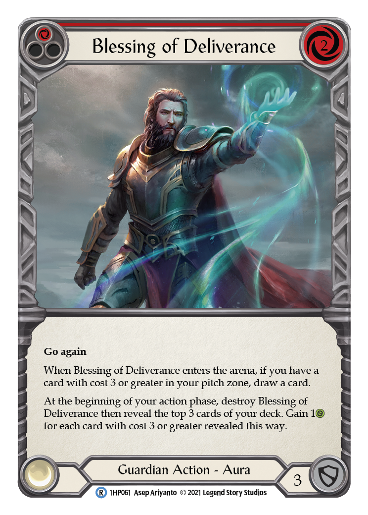 Blessing of Deliverance (Red) [1HP061] (History Pack 1) | Arkham Games and Comics