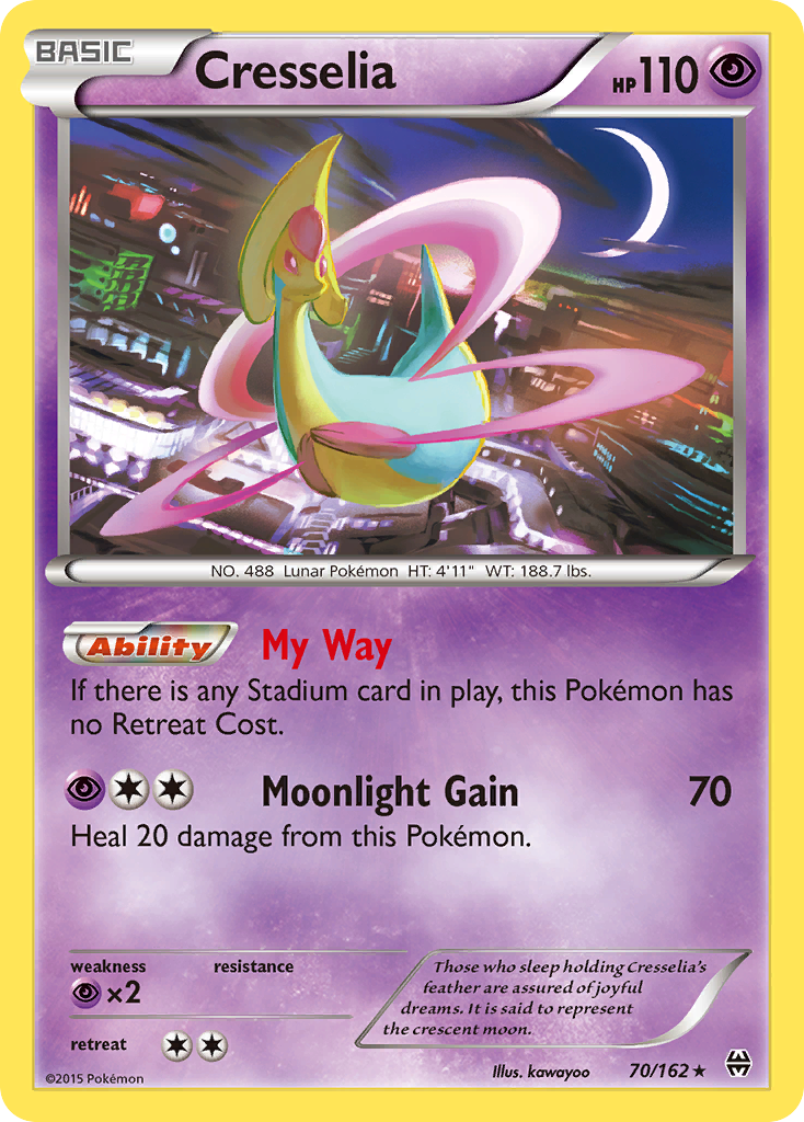 Cresselia (70/162) [XY: BREAKthrough] | Arkham Games and Comics