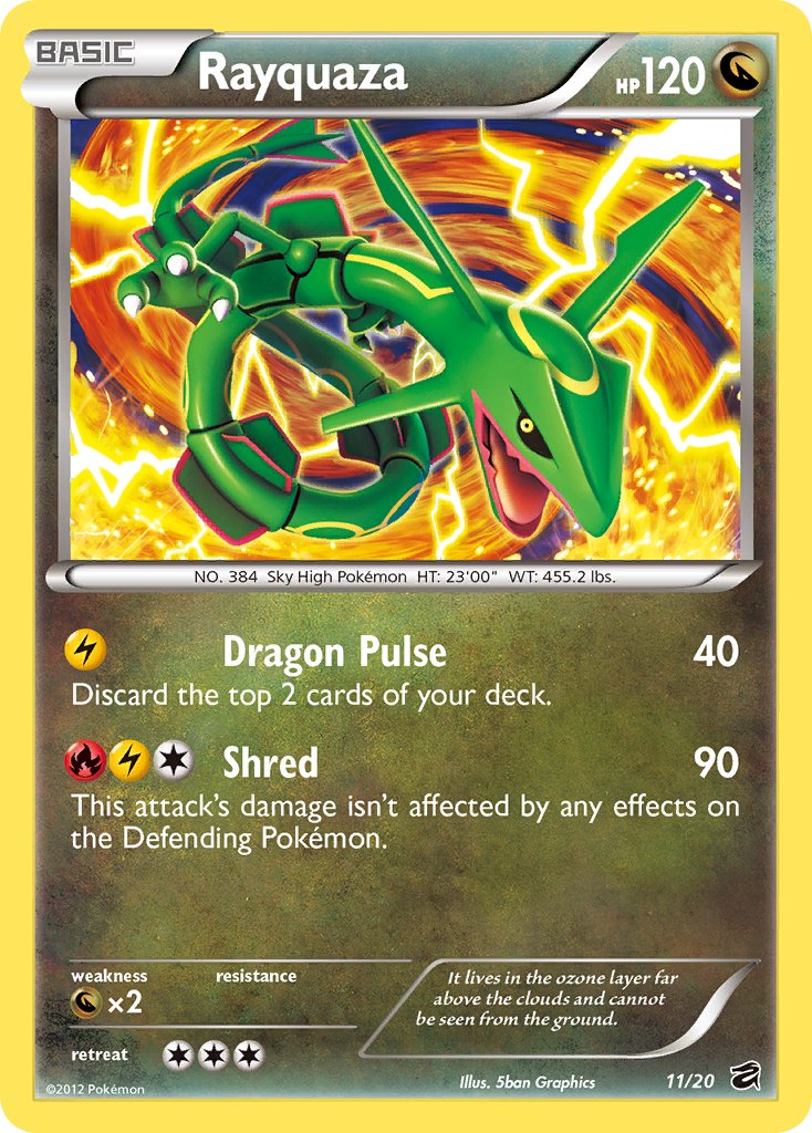 Rayquaza (11/20) (Blister Exclusive) [Black & White: Dragon Vault] | Arkham Games and Comics