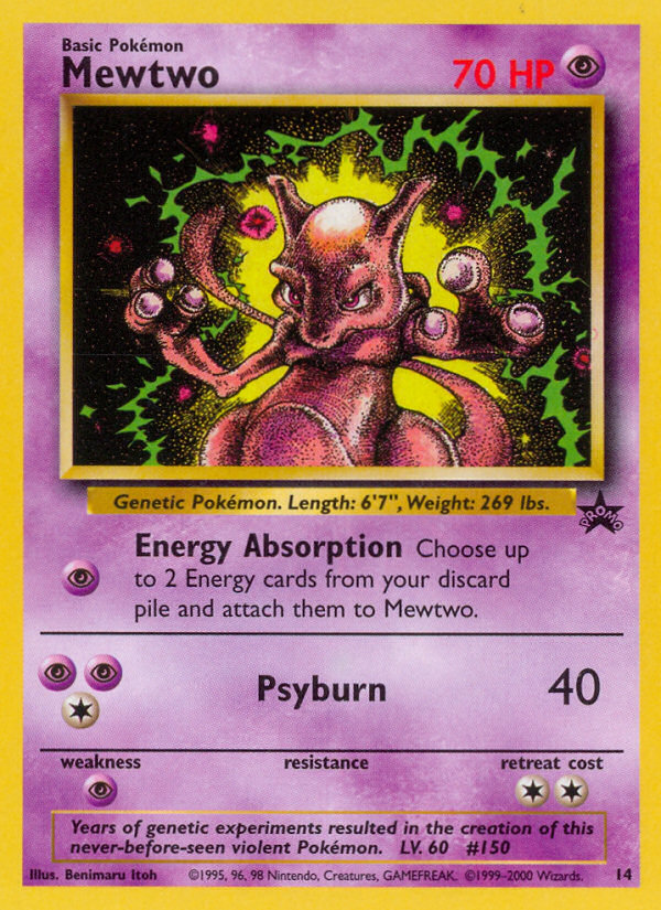 Mewtwo (14) [Wizards of the Coast: Black Star Promos] | Arkham Games and Comics