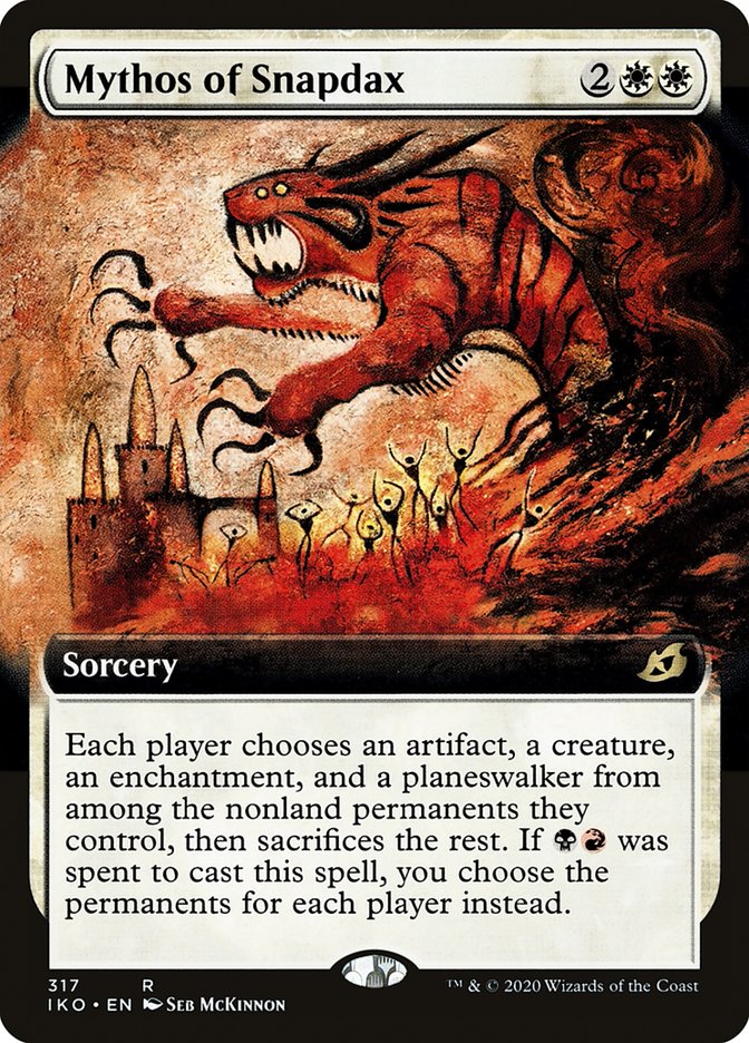 Mythos of Snapdax (Extended Art) [Ikoria: Lair of Behemoths] | Arkham Games and Comics