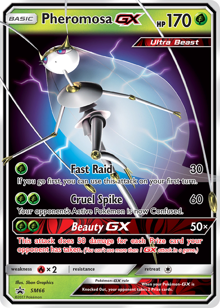 Pheromosa GX (SM66) [Sun & Moon: Black Star Promos] | Arkham Games and Comics