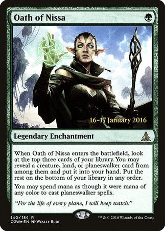 Oath of Nissa [Oath of the Gatewatch Promos] | Arkham Games and Comics