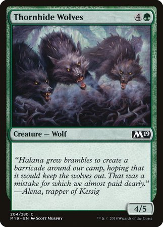 Thornhide Wolves [Core Set 2019] | Arkham Games and Comics