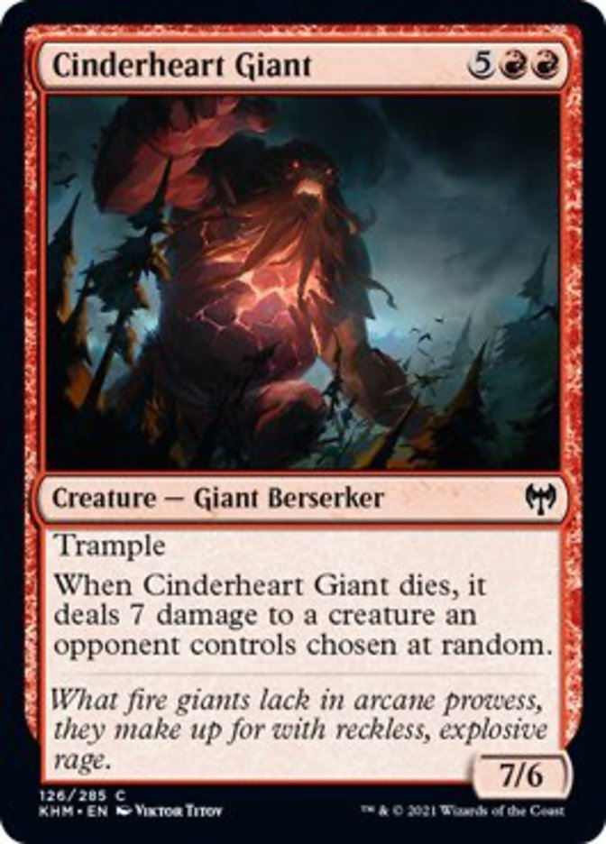 Cinderheart Giant [Kaldheim] | Arkham Games and Comics