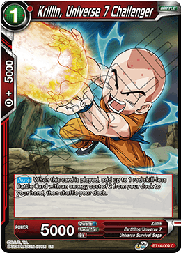 Krillin, Universe 7 Challenger (BT14-009) [Cross Spirits] | Arkham Games and Comics