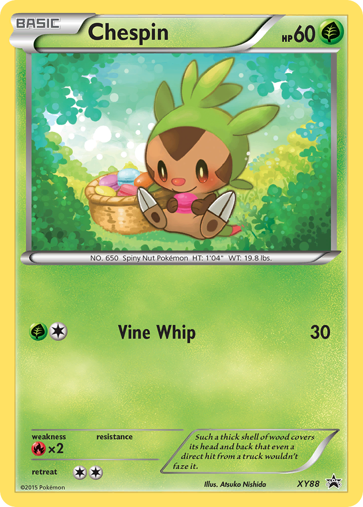 Chespin (XY88) (Collector Chest) [XY: Black Star Promos] | Arkham Games and Comics