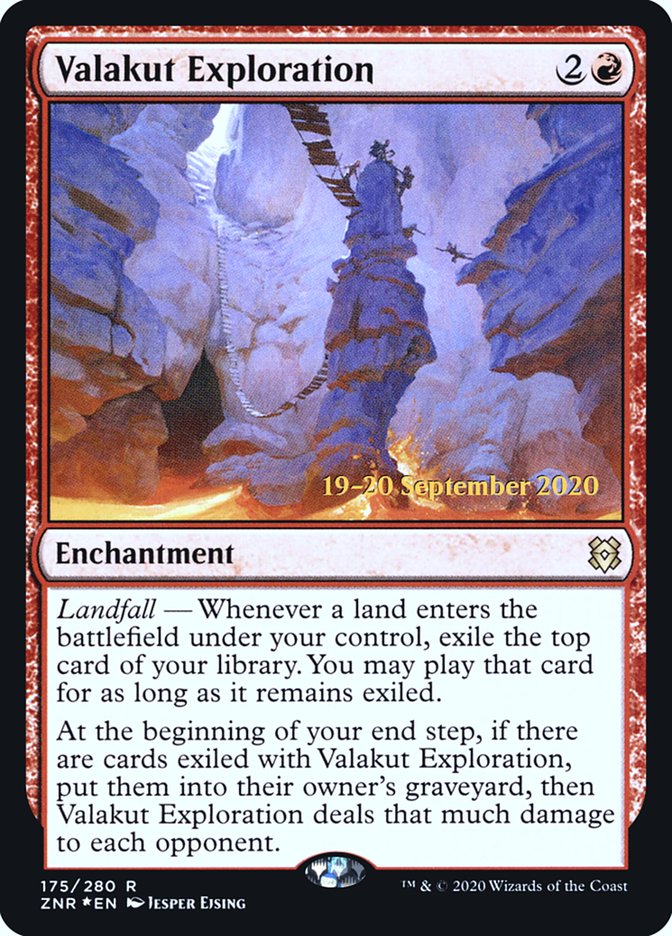 Valakut Exploration  [Zendikar Rising Prerelease Promos] | Arkham Games and Comics