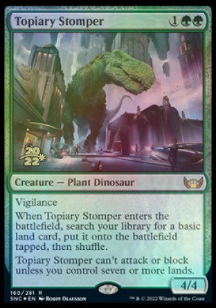 Topiary Stomper [Streets of New Capenna Prerelease Promos] | Arkham Games and Comics