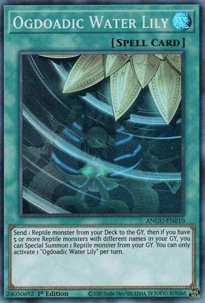 Ogdoadic Water Lily (Super Rare) [ANGU-EN010] Super Rare | Arkham Games and Comics