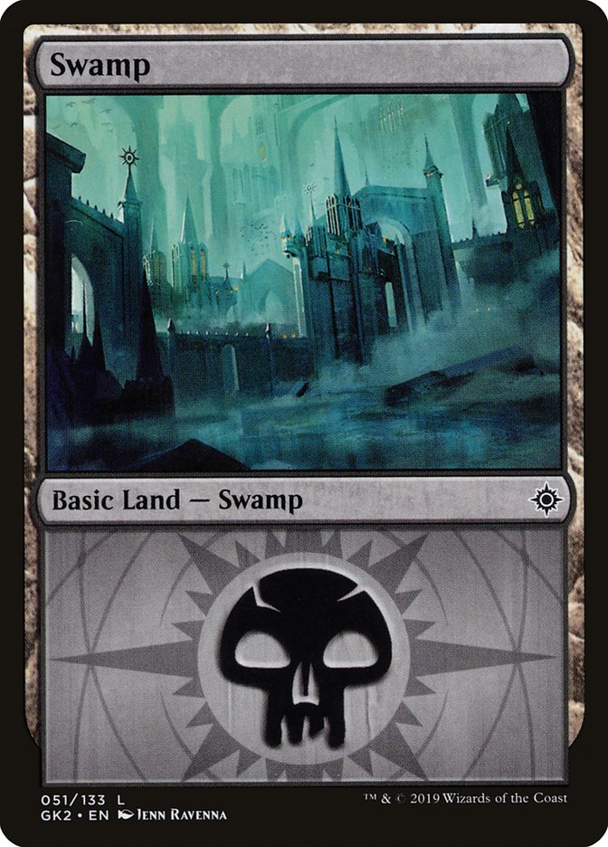 Swamp (51) [Ravnica Allegiance Guild Kit] | Arkham Games and Comics