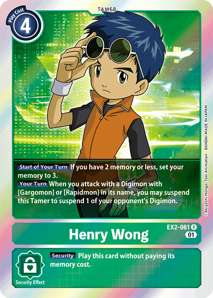 Henry Wong [EX2-061] [Digital Hazard] | Arkham Games and Comics