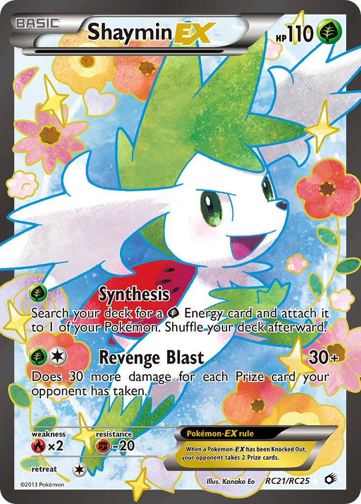 Shaymin EX (RC21/RC25) [Black & White: Legendary Treasures] | Arkham Games and Comics