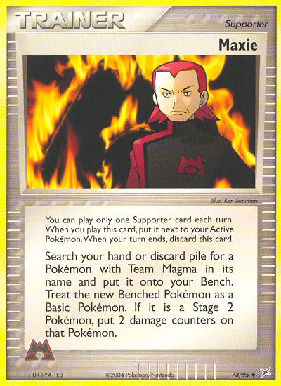 Maxie (73/95) [EX: Team Magma vs Team Aqua] | Arkham Games and Comics