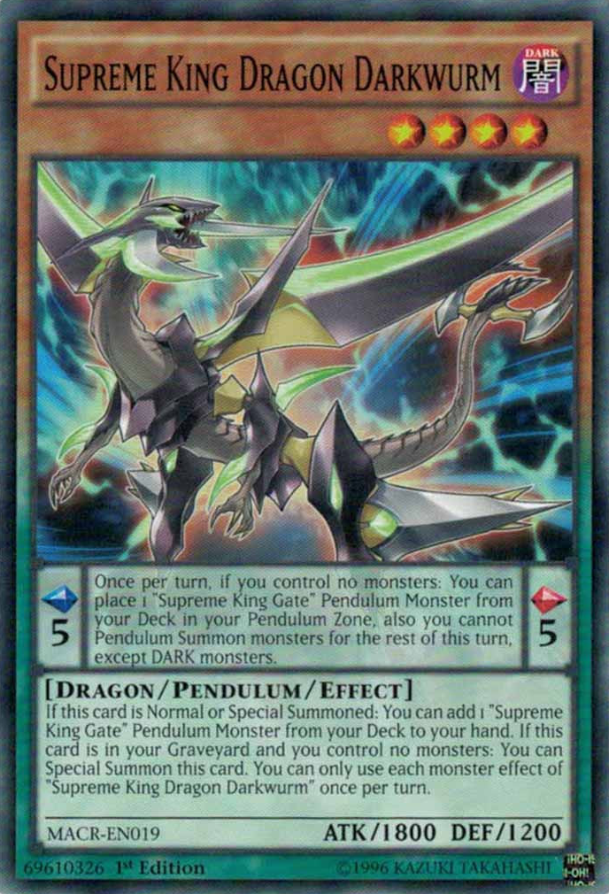 Supreme King Dragon Darkwurm [MACR-EN019] Common | Arkham Games and Comics