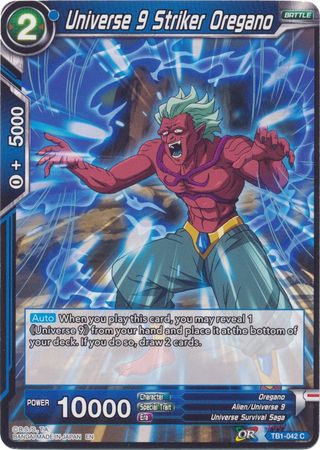 Universe 9 Striker Oregano (Reprint) (TB1-042) [Battle Evolution Booster] | Arkham Games and Comics