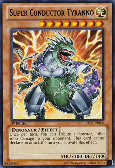 Super Conductor Tyranno [BP02-EN046] Rare | Arkham Games and Comics