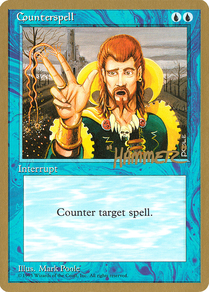 Counterspell (Shawn "Hammer" Regnier) [Pro Tour Collector Set] | Arkham Games and Comics