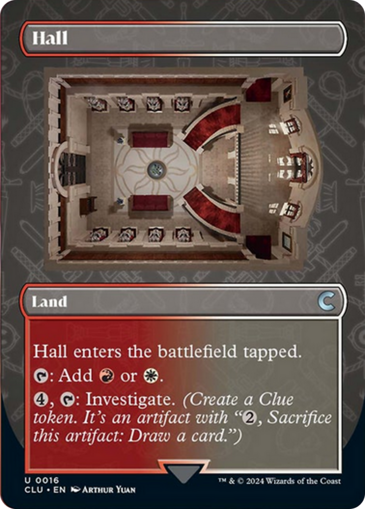 Hall (Borderless) [Ravnica: Clue Edition] | Arkham Games and Comics