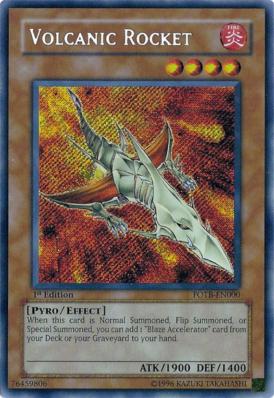 Volcanic Rocket [FOTB-EN000] Secret Rare | Arkham Games and Comics