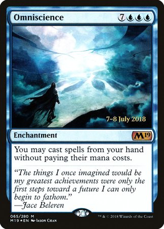 Omniscience [Core Set 2019 Promos] | Arkham Games and Comics