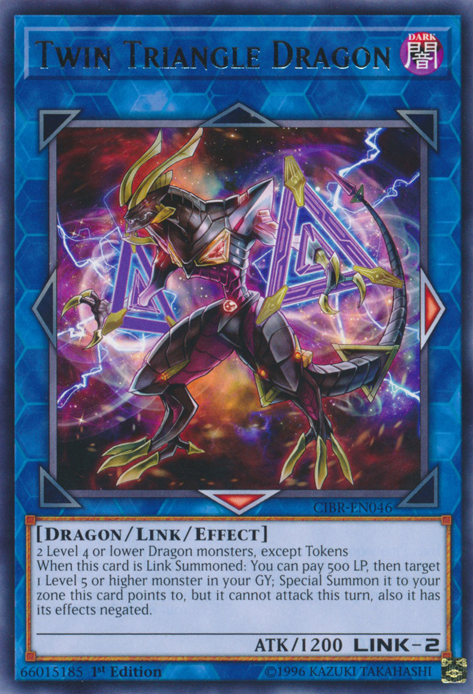 Twin Triangle Dragon [CIBR-EN046] Rare | Arkham Games and Comics