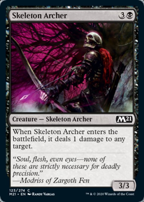 Skeleton Archer [Core Set 2021] | Arkham Games and Comics