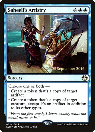 Saheeli's Artistry [Kaladesh Promos] | Arkham Games and Comics