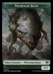 Eldrazi Spawn // Phyrexian Beast Double-Sided Token [Commander Masters Tokens] | Arkham Games and Comics