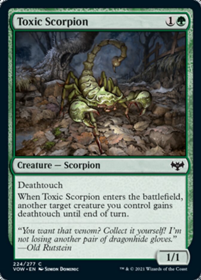 Toxic Scorpion [Innistrad: Crimson Vow] | Arkham Games and Comics