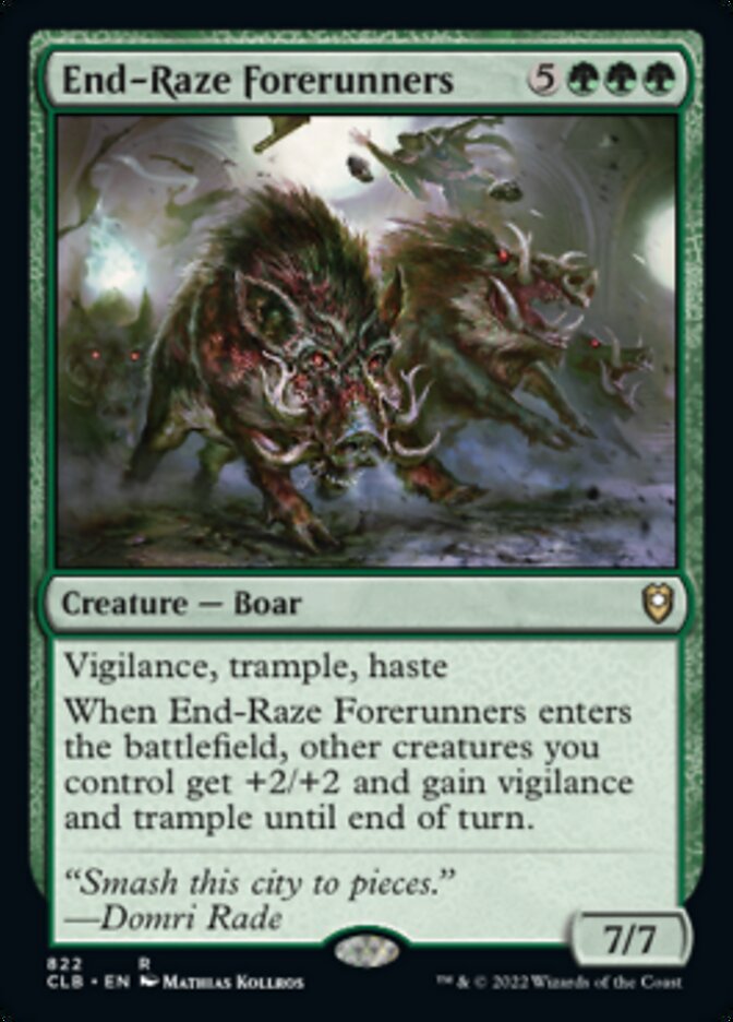 End-Raze Forerunners [Commander Legends: Battle for Baldur's Gate] | Arkham Games and Comics