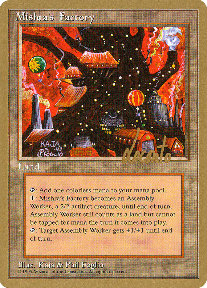 Mishra's Factory (Michael Loconto) [Pro Tour Collector Set] | Arkham Games and Comics