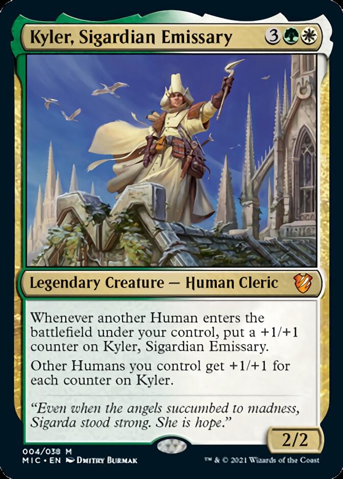 Kyler, Sigardian Emissary [Innistrad: Midnight Hunt Commander] | Arkham Games and Comics