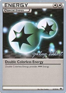 Double Colorless Energy (92/99) (CMT - Zachary Bokhari) [World Championships 2012] | Arkham Games and Comics