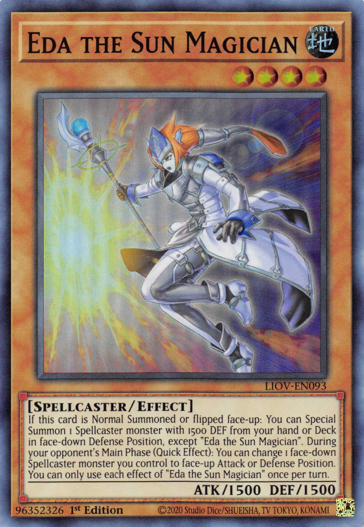 Eda the Sun Magician [LIOV-EN093] Super Rare | Arkham Games and Comics