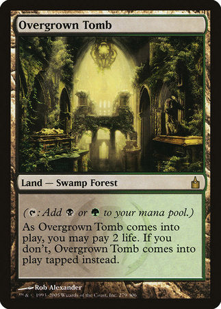 Overgrown Tomb [Ravnica: City of Guilds] | Arkham Games and Comics