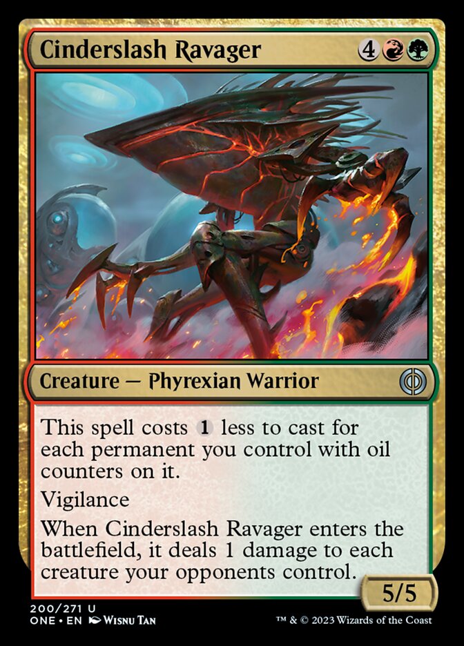 Cinderslash Ravager [Phyrexia: All Will Be One] | Arkham Games and Comics