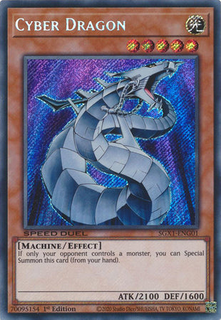 Cyber Dragon [SGX1-ENG01] Secret Rare | Arkham Games and Comics