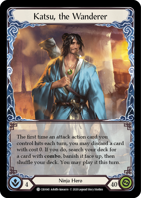 Katsu, the Wanderer [CRU045] (Crucible of War)  1st Edition Normal | Arkham Games and Comics