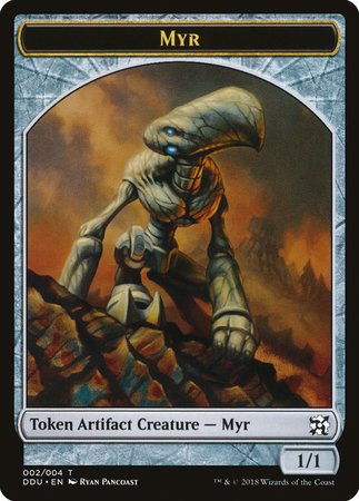 Myr Token [Duel Decks: Elves vs. Inventors Tokens] | Arkham Games and Comics