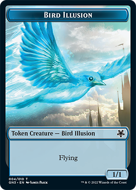 Bird Illusion // Elf Warrior Double-Sided Token [Game Night: Free-for-All Tokens] | Arkham Games and Comics